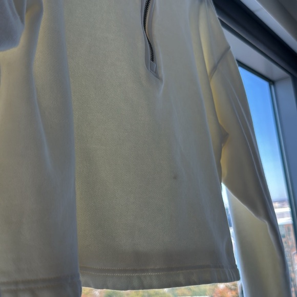 Girlfriend Collective Ivory Half Zip - Picture 5 of 10